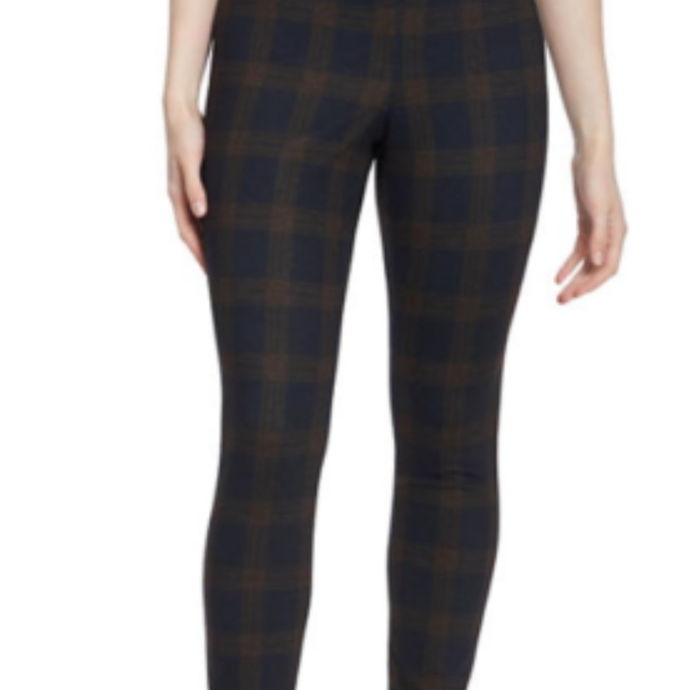 Nine West Dark Checkered Leggings
